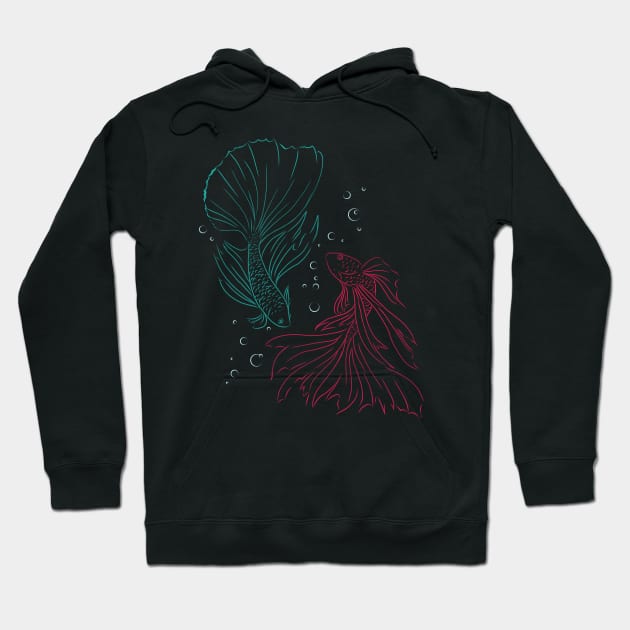 Fish Dance Hoodie by thehousekat